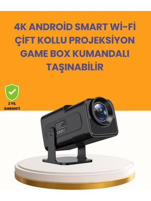 Tncline HCS350PRO 1080P Full Hd Taşınabilir Android Projektör (Tunçline)