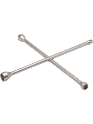 Sevimle Store 1975091322 1/2 Adaptörlü Istavroz Bijon Anahtar, Krom, 17 x 19/22 x 1/2