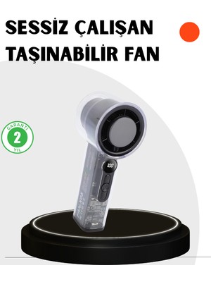 Lowell Home Kompakt Dijital Ekranlı Fan | 100 Seviye Hız + Sessiz Çalışma - LO0029-601EH4