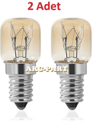 ARC-PART Pera Uyumlu  Fırın Lambası - 300 Derece  ( 2 Adet )