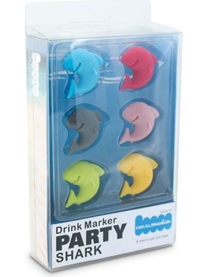 Tncline Silikon Köpek Balığı Kupa Belirteci (Tunçline)