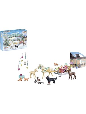 Sevimle Store Advent Takvimi, Atlar 71345 Noel Kızak Yolculuğu, Şelale Atları Noel Takvimi, Sürprizlerle Dolu Noel Zamanı, 4 Yaşından Büyük Çocuklar Için Oyuncak