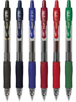 Sevimle Store G2 Jel Mürekkepli Roller Kalem - 0.7 mm - 6'lı Set