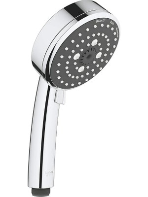 Sevimle Store Vitalio Comfort 100 Quickfix El Duşu | 3 Akışlı | Su Tasarruflu | Kireç Önleyici Sistem | Duş Başlığı | Krom | 26092000