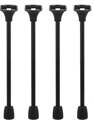 Sevimle Store 25 cm Metal Katlanabilir Masa ve Sehpa Ayak Takımı 4 Adet - AL5058