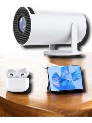 Tncline 130 Inç Geniş Ekran ve 4K Destekli Full Hd Projeksiyon Cihazı (Tunçline)