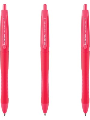 Sevimle Store Jel Kalem Berry 07 Yakut Kırmızı 3lü Set