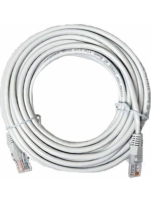 Sevimle Store 10 Metre +Tv Plus Fiber Adsl Modem Bilgisayar Arası Ethernet Internet Kablosu Ağ Network