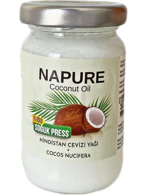 Sevimle Store Hindistan Cevizi Yağı DOĞAL%100 Soğuk Sıkım Cocos Nucifera Coconut Oil (100 Ml)