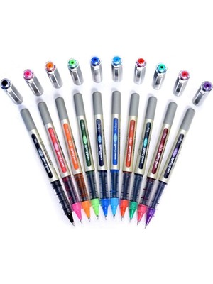 Sevimle Store Eye UB-157 Tükenmez Kalem 0,7 mm Bilya [10'lu Paket] Her Renkten Bir Adet