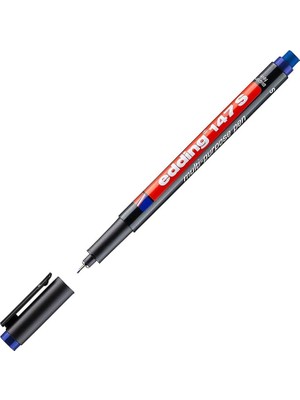 Sevimle Store 147 S Silgili Permanent Kalem - Asetat Kalemi - Mavi - 1 Kalem - 0,3 mm Yuvarlak Uç