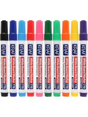 Sevimle Store 770 Doldurulabilir Beyaz Tahta Kalemi 10'lu Set