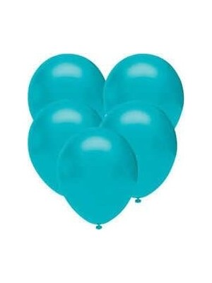Sevimle Store Sürprizi Turkuaz 10 Adet Latex Balon