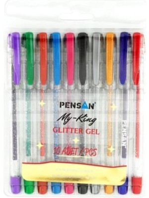 Sevimle Store My-King Jel 10'lu Simli Kalem