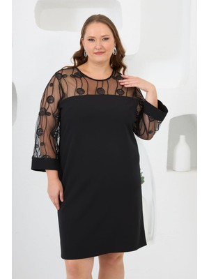 Gör&Sin Kadın Elbise O6743 Siyah