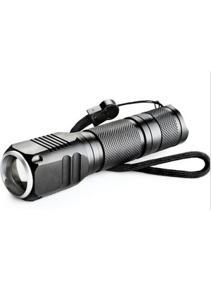 F-82 T6 LED Zoomlu 2000 Lm Yüksek Işık Şarjlı El Feneri