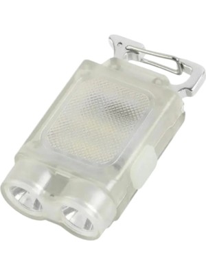 V15 Edc El Feneri 1200LM Anahtarlık Işık Tip-C Şarj Edilebilir Taşınabilir Mini Torch Mıknatıs Klip