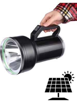 Gt LED Taşınabilir Güneş Solar Ledli Fener WT-415