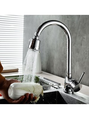 3 Fonksiyonlu  Krom Oynar  Musluk Başlığı (4801)