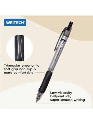 Writech 1.0 mm Jel Kalem Imza Kalemi Anında Kuruyan Mürekkep