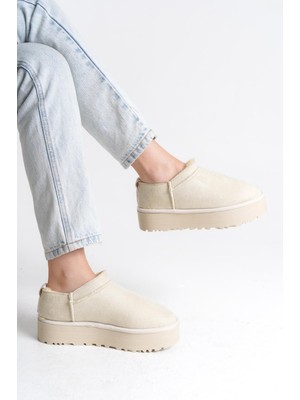 End Black Store Mitay Bej Süet Bot