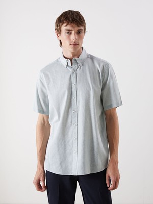 Lc Waikiki Yeni Sezon Regular Fit Keten Karışımlı Erkek Gömlek