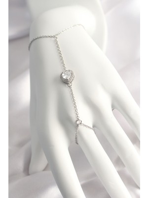 Ayder Timya 316L Çelik Gümüş Renk Kalp Model Şahmeran (Timya/1395) 190257