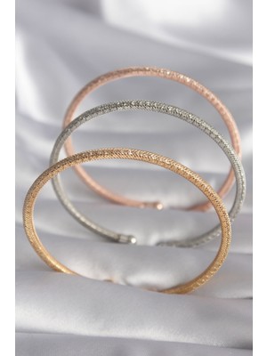 Ayder Timya Pirinç Mix Renk Hasır Model Zirkon Taş Detay Kadın Bileklik Seti (Timya/1395) 190174