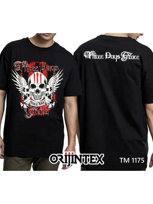 Orijin Three Days Grace Siyah Erkek Tişört M