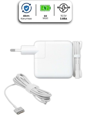 Ttt 6.50V 3.65A Magsafe 2 60W Apple Için Laptop Adaptör