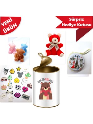 E-Hediyeci I Love You Sevimli Tasarım Pozitif Mesajlı Konsept Kutu Hediye Seti  Arkadaşa Hediye, Sevgiliye Hediye Kutusu S05