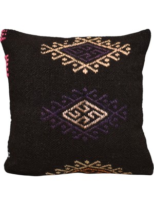 Zehra Abla Halı Yeni El Dokuma Dekoratif Kilim Kırlent Yastık Kılıfı 6780