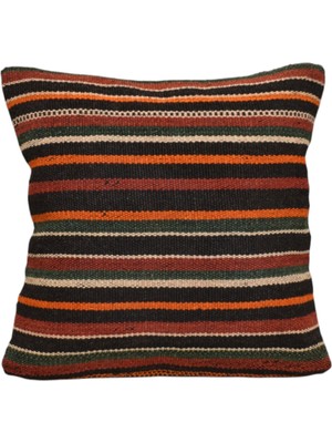 Kilim Antik El Dokuma Dekoratif Kilim Kırlent Yastık Kılıfı 1259 - Yeni - Çok Renkli