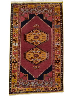 Kilim Antik El Dokuma Niğde Maden Çamardı Yün Halı 0782 - Yeni - Çok Renkli