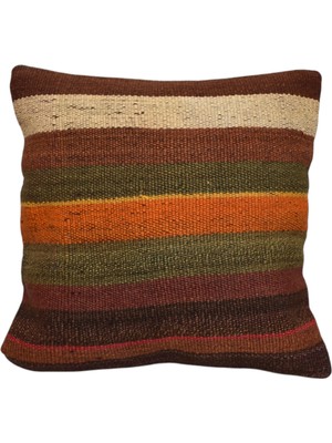 Kilim Antik El Dokuma Dekoratif Kilim Kırlent Yastık Kılıfı 1264 - Yeni - Çok Renkli