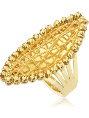 Harem Altın 14 Ayar Dorika Yüzük HSM10043