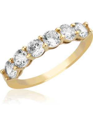 Harem Altın 14 Ayar Altın Altı Taşlı Yüzük HSM10014