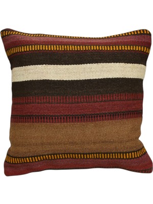 Kilim Antik El Dokuma Dekoratif Kilim Kırlent Yastık Kılıfı 1251 - Yeni - Çok Renkli