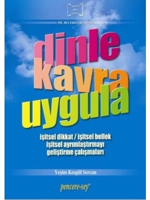Pencere Sağlık Eğitim Yayınları Dinle Kavra Uygula