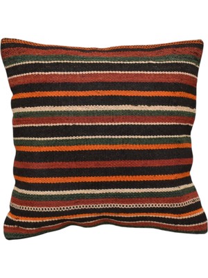 Kilim Antik El Dokuma Dekoratif Kilim Kırlent Yastık Kılıfı 1267 - Yeni - Çok Renkli