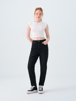 Loft Mom Slim Fit Kadın Pantolon