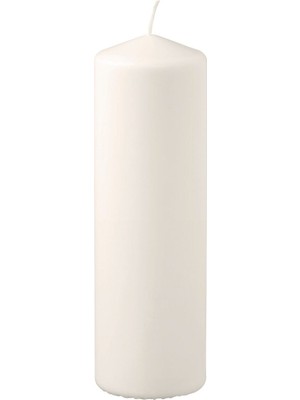 Hobiurun Blok mum, natürel, 90 saat, 23 cm