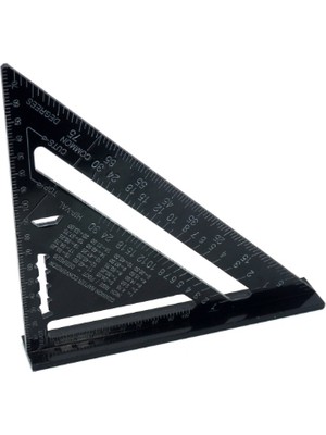 Benan Tools Alüminyum Üçgen Gönye 45 Derece 175 mm. Pro Seri 4 mm. Kalın Gövde