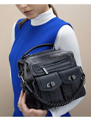 Matthew Cox BYN2276 Kadın Ithal Premium Fonksyonel Denim Çanta