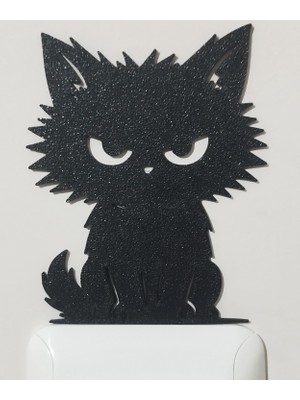 KLC Tasarım Priz & Lamba Anahtarlığı Duvar Süsü, Köşelik Duvar Dekoru, Yüksek Kalite 3D Baskı