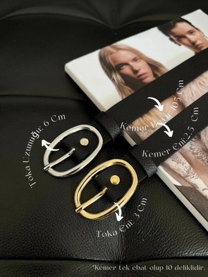 Fiori Oval Tokalı Kadın Kemer