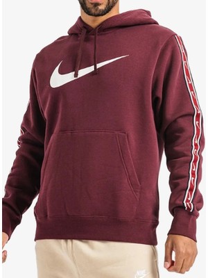 Nike DX2028-010 Repeat Hooded Erkek Sweatshirt