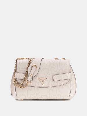 Guess Serenova Dönüştürülebilir Çapraz Askılı Kadın Beyaz Omuz Çantası HWKG8091210-OWM