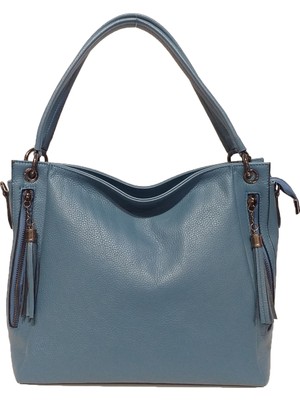 Atelier Terra Marea Dıone Kot Mavisi | Hakiki Deri Kadın Çapraz ve  Omuz Çantası