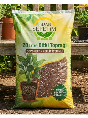 Fidan Sepetim 20 Litre Bitki Toprağı